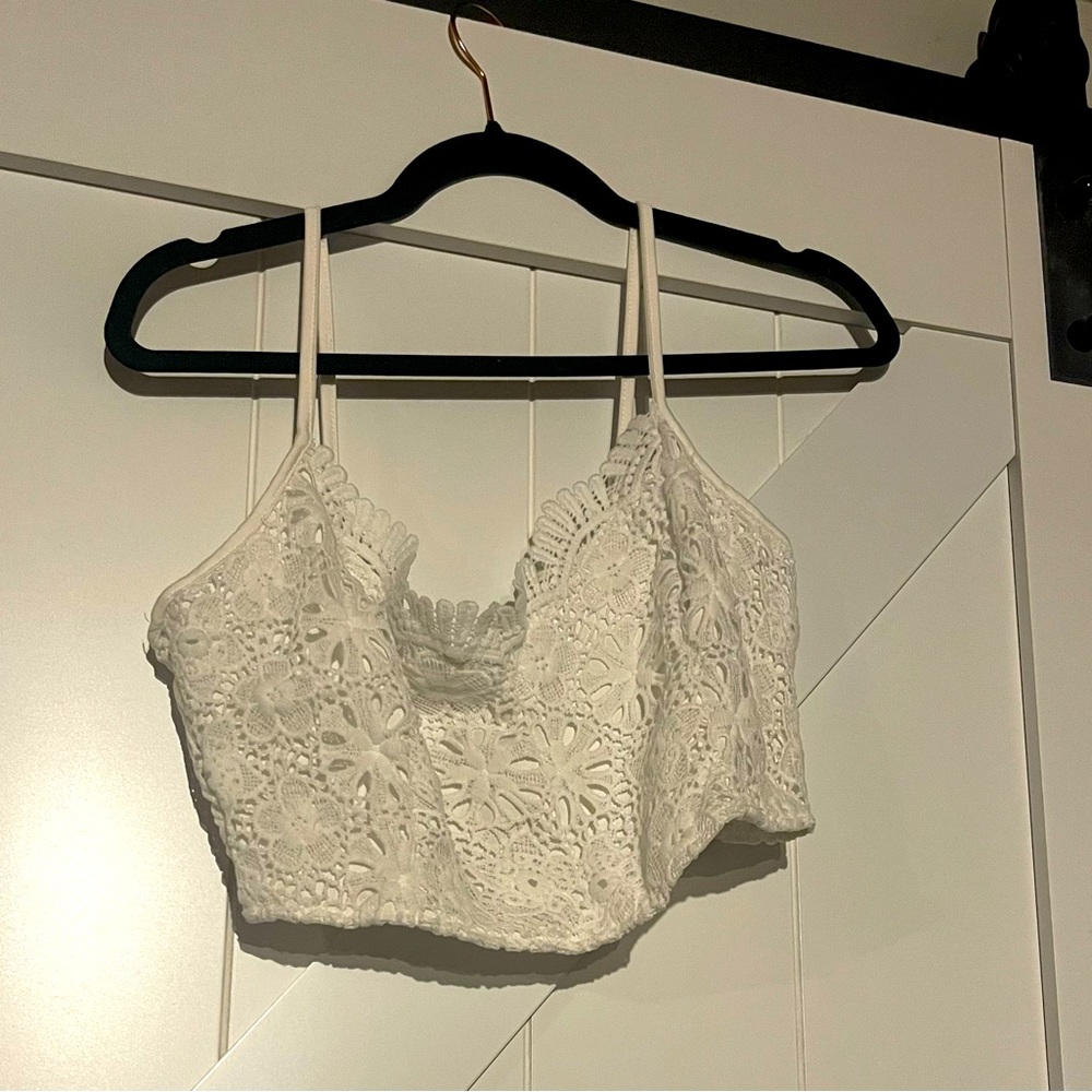 White Crop Top